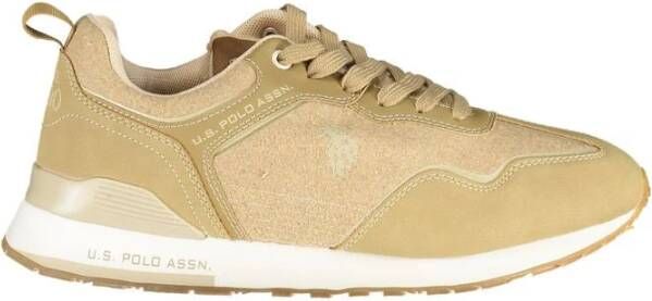 U.s. Polo Assn. Beige Contrast Veterschoenen Beige Heren