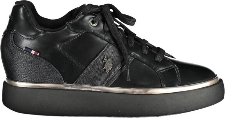 U.s. Polo Assn. Black Sneakers Zwart Dames