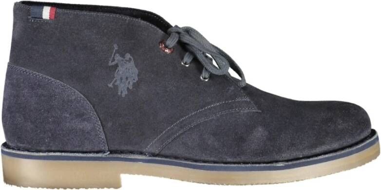 U.s. Polo Assn. Blauwe Veterschoenen Herenlaarzen Blue Heren