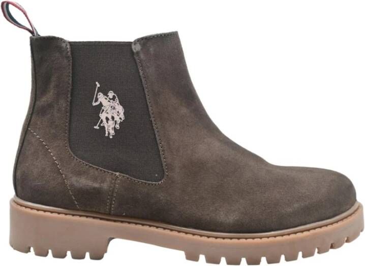 U.s. Polo Assn. Donkerbruine Laarzen | Stijlvolle Enkellaarzen Brown Heren