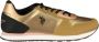 U.s. Polo Assn. Gouden Polyester Sneaker met Contrastdetails Multicolor Dames - Thumbnail 4