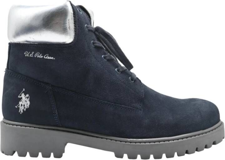 U.s. Polo Assn. Navy Laarzen Bora002B-Dbl002 Blue Dames