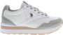 U.s. Polo Assn. Witte Polyester Sneaker met Contrasterende Details White Dames - Thumbnail 5