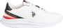 U.S. POLO ASSN. Polyester Sneaker Met Contrasterende Details En Logo - Thumbnail 1