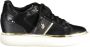 U.s. Polo Assn. Sportieve Vetersneakers Zwart Contrast Logo Multicolor Dames - Thumbnail 1