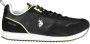 U.s. Polo Assn. Zilveren Lace-Up Sports Sneakers met Logo Detail Gray Dames - Thumbnail 1