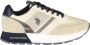 U.s. Polo Assn. Sportieve Beige Veterschoenen met Contrastdetails Beige - Thumbnail 2