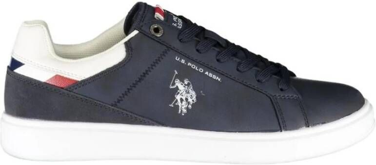 U.s. Polo Assn. Sportieve Veterschoenen met Contrastdetails Blue Heren