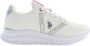 U.s. Polo Assn. Witte Polyester Sneaker met Contrasterende Details White Dames - Thumbnail 5