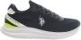 U.s. Polo Assn. Blauwe Sportschoenen met Contrasterende Details Multicolor Heren - Thumbnail 10