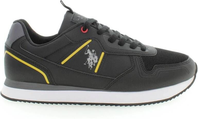 US Polo Assn U.S. POLO ASSN. Nobil 004 Heren Sneakers Schoenen Zwart BLK002