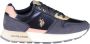 U.s. Polo Assn. Stijlvolle Blauwe Vetersneakers met Contrastdetails Blue Dames - Thumbnail 8