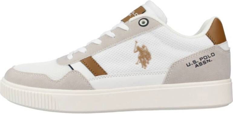 U.s. Polo Assn. Stijlvolle Deportivo Sneakers voor Mannen White Heren