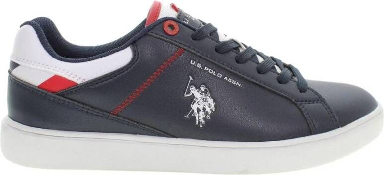 U.s. Polo Assn. Stijlvolle Herenschoen met Contrasterende Details Blauw Heren