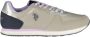 U.s. Polo Assn. Sportieve Zilveren Sneaker met Contrastdetails Gray Dames - Thumbnail 4