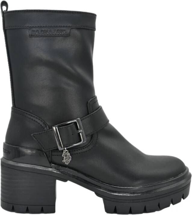 U.s. Polo Assn. Zwarte Haley Laarzen Black Dames