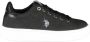 U.s. Polo Assn. Zwarte polyester damessneakers Black Dames - Thumbnail 2