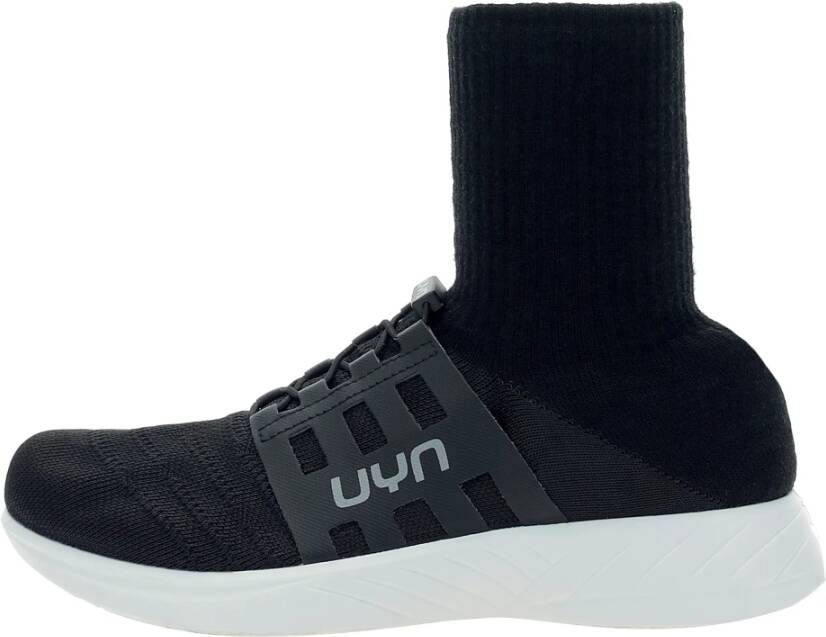 Uyn Glamour Style Sneakers met 3D Ribs Black Dames