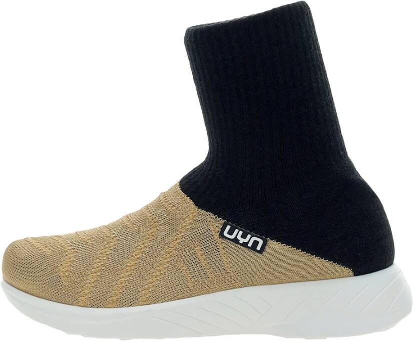 Uyn Merino wollen sneakers Black Dames