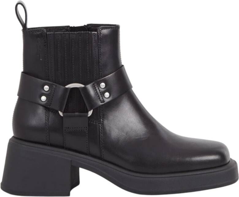 Vagabond Shoemakers Dorah Zwarte Enkellaarzen Black Dames