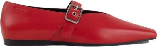 Vagabond Shoemakers Rode Mary Jane Ballet Flats Red Dames