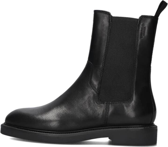 Vagabond Shoemakers Zwarte Leren Chelsea Boots voor Vrouwen Black Dames