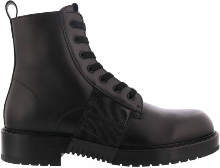 Valentino Garavani Stijlvolle Veterschoenen Black Heren