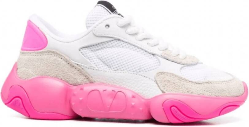 Valentino Chunky Bubbleback Logo Sneakers White Dames