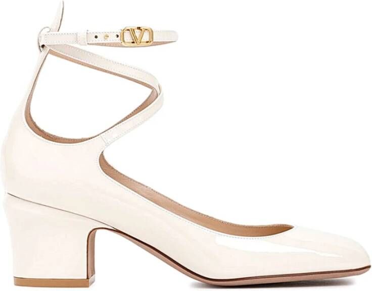 Valentino Elegante Decollete Schoenen voor Vrouwen White Dames