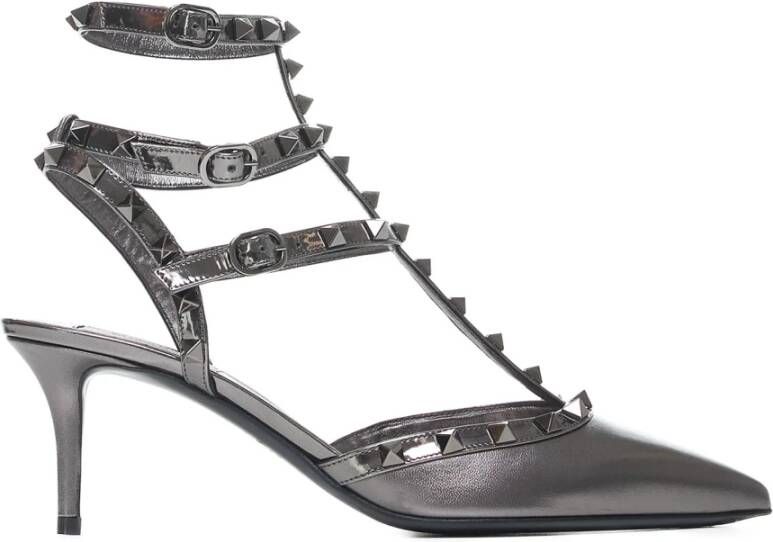 Valentino Garavani Antraciet Hak Schoenen Gray Dames