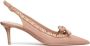 Valentino Garavani Poeder Patentleren Slingback met Rockstud Details Pink Dames - Thumbnail 2