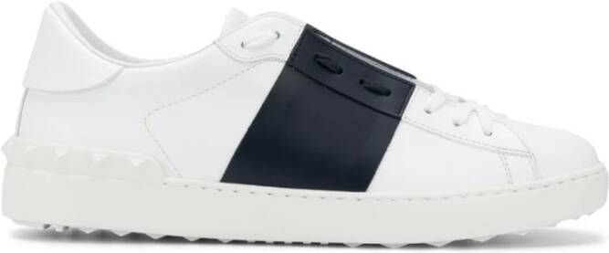 Valentino Garavani Blauw Wit Marine Sneaker White Heren