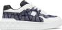 Valentino Garavani Blauwe Sneakers met Iconographe Jacquard Stof Blue Heren - Thumbnail 1