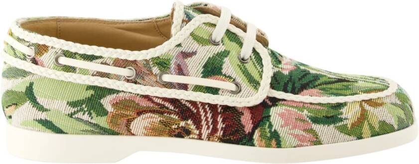 Valentino Garavani Bloemen canvas bootschoenen Multicolor Heren