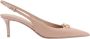 Valentino Garavani Bold Edition Patent Leather Slingback Heels Pink Dames - Thumbnail 1