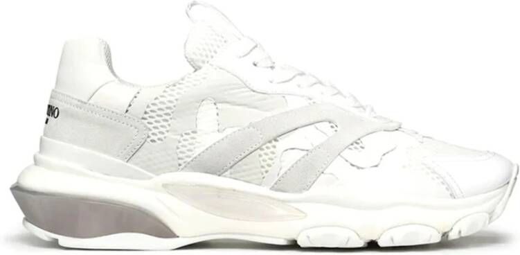 Valentino Garavani Bounce Sneakers Leer Mannen Italië White Heren