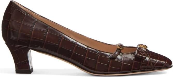 Valentino Garavani Bowow Pump met Hak Brown Dames