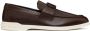 Valentino Garavani Bruin Leren VLogo Slip-On Sneakers Brown Heren - Thumbnail 1