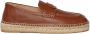 Valentino Garavani Bruine platte schoenen met VLogo-details Brown Heren - Thumbnail 1