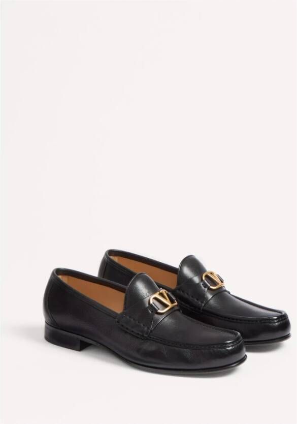 Valentino Garavani Buffelleer VLogo Signature Mocassin Black Heren