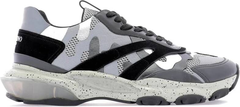 Valentino Garavani Camouflage Sneakers voor Vrouwen Gray Dames