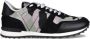 Valentino Garavani Camouflage Sneakers met Rubber Studs Black Heren - Thumbnail 1