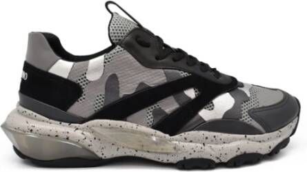 Valentino Garavani Camouflage Sneakers met Vltn Logo Black Heren