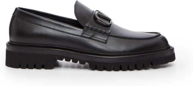 Valentino Garavani Chunky Sole VLogo Loafer Black Heren