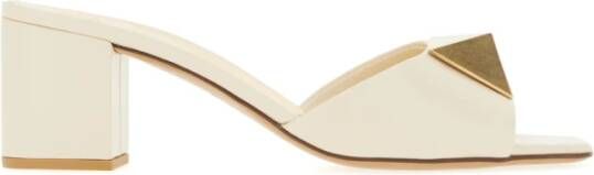 Valentino Garavani Comfortabele Pantoffels Beige Dames