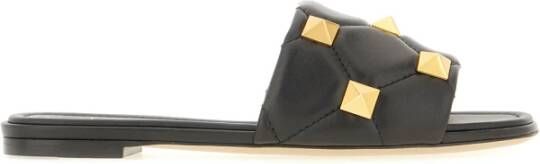 Valentino Garavani Comfortabele Pantoffels Black Dames