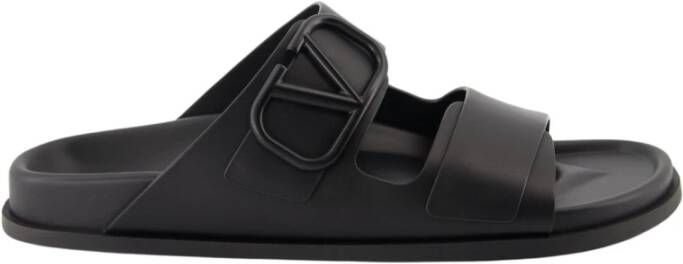 Valentino Garavani Comfortabele VLogo Sandalen Black Heren