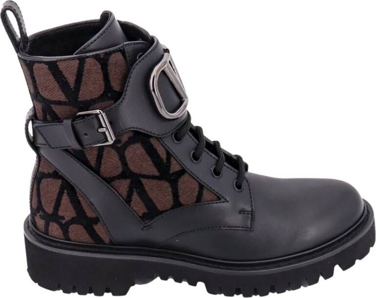 Valentino Garavani Dames Schoenen Enkellaarzen Zwart Aw23 Black Dames