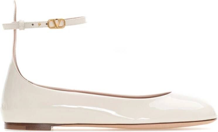 Valentino Garavani Elegant Ballet Flats Beige Dames