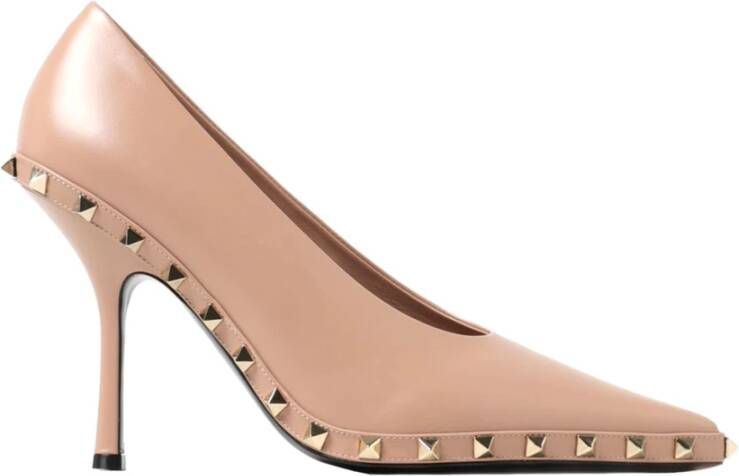 Valentino Garavani Elegant High Heel Pumps Beige Dames